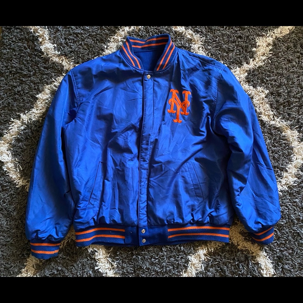 Vintage reversible METS bomber Jacket size XXL